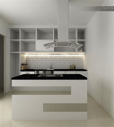 Pin on Model Kitchen Set Minimalis Dengan Island Di Gading Serpong