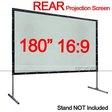180 Inches 169 Portable Folded Pvc Material Indoor Outdoor Rear