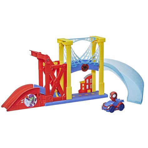 Buy Marvel Spidey And His Amazing Friends Web Squad City Chase Set Spidey Racer Vehicle Online