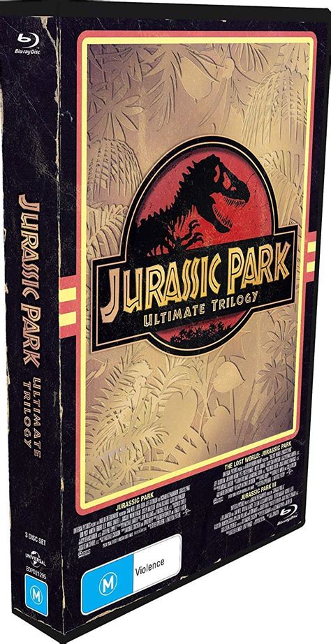 Buy Jurassic Park Ultimate Trilogy Limited Edition Vhs Case Jurassic Parkthe Lost World