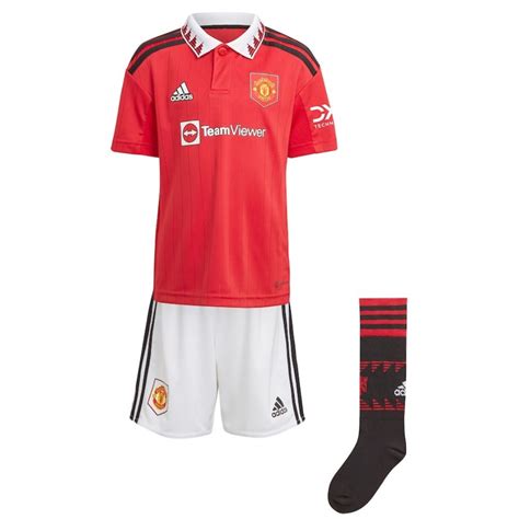 Official Adidas Manchester United Kids Home Kit 202223