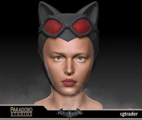 Catwoman Cowl From Batman Arkham City 2011 3d Model Cgtrader