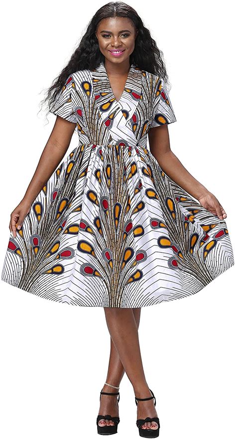 Buy Shenbolen Women Dress Traditional African Dashiki Casual Skirt