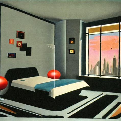 Retro Futuristic Bedrooms Raiart