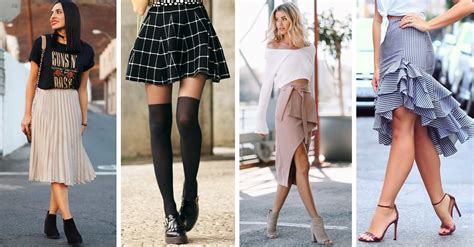 10 combinaciones de faldas y zapatos para crear un outfit genial