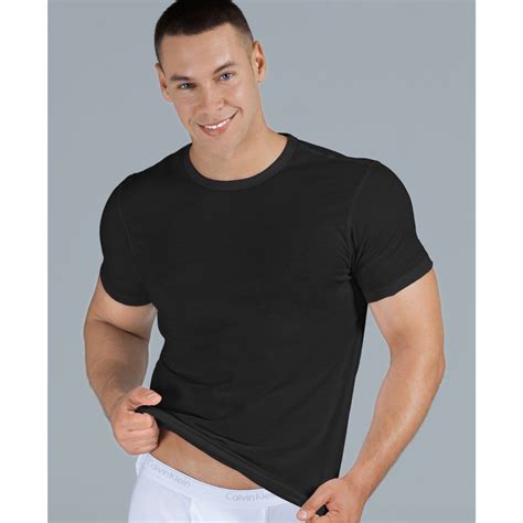 Lyst Calvin Klein Body Slim Fit T Shirt 3 Pack In Black For Men