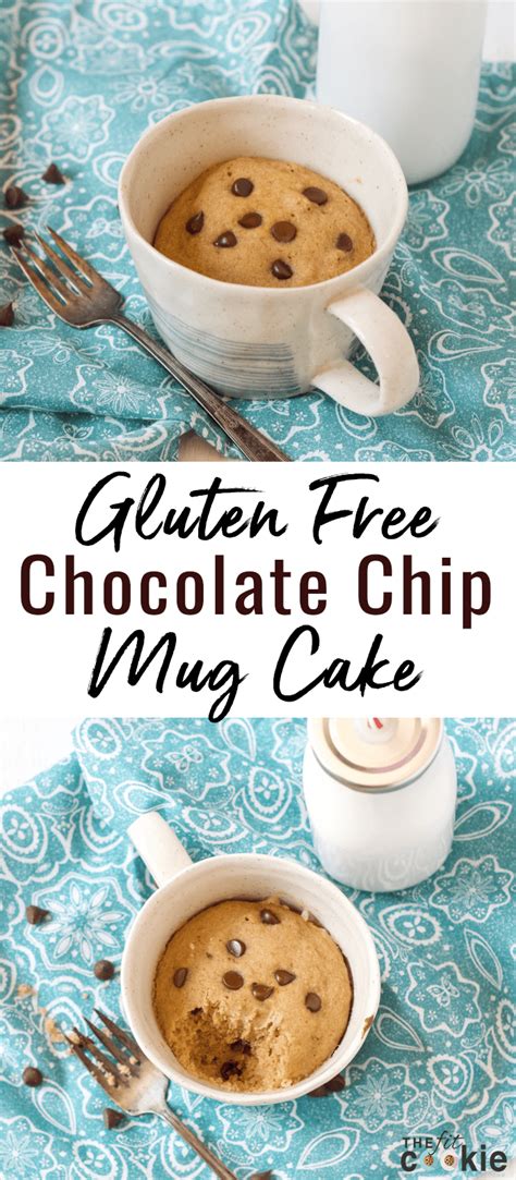 Vegan mug cakes, gluten free mug cakes, healthy mug cakes, microwave chocolate chip cookie cake. Gluten Free Chocolate Chip Mug Cake (Vegan) • The Fit Cookie