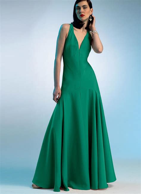 V8814 In 2021 Prom Dress Pattern Evening Dress Patterns Dress