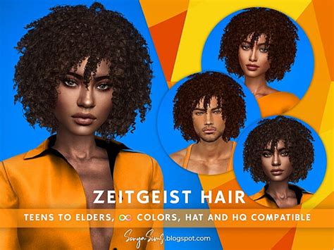 Zeitgeist Afro Hair The Sims 4 Catalog