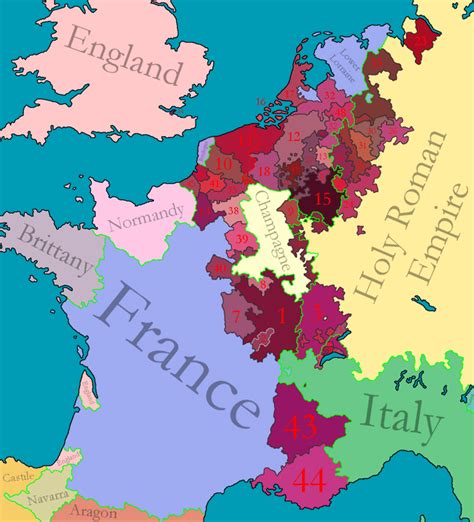 1409 Ad Lower Lorraine Has Been Defeated By The French Monarchy As
