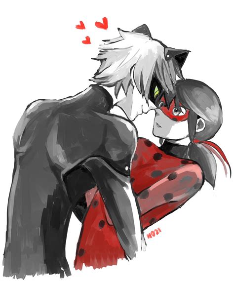 Ladynoir In 2019 Miraculous Ladybug Miraculous Kiss Miraculous