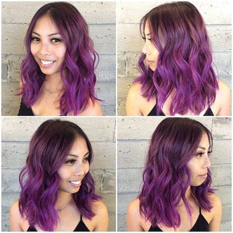 We currently do not accept email appointment requests. Purple hair for this beauty by Karen at Butterfly Loft ...