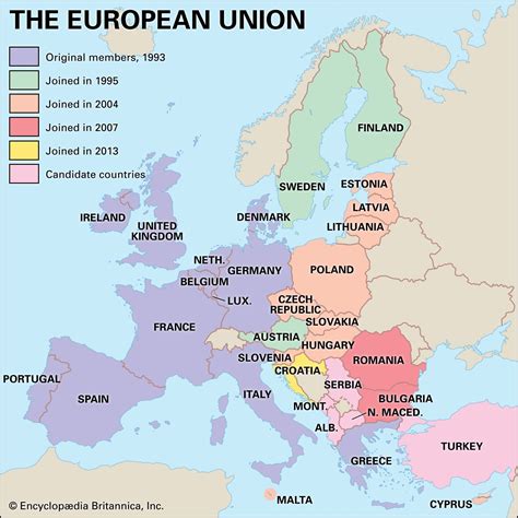 Lista 94 Foto Mapa De Los 27 Paises Que Forman La Union Europea Mirada