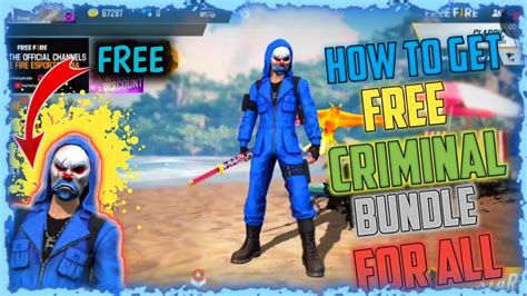 Free fire criminals drawing top 4 criminals. HOW TO GET FREE CRIMINAL BUNLDE IN FREE FIRE 😮|| BLUE ...