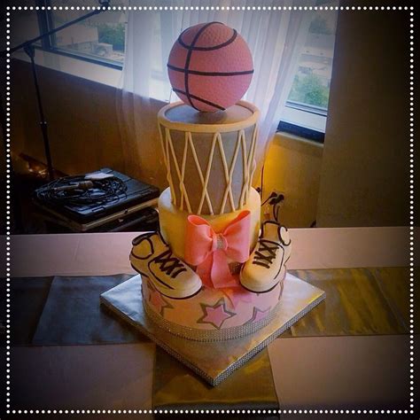 Girls Basketball Birthday Cake