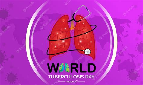 Premium Vector World Tuberculosis Day March 24 Medical Solidarity Day