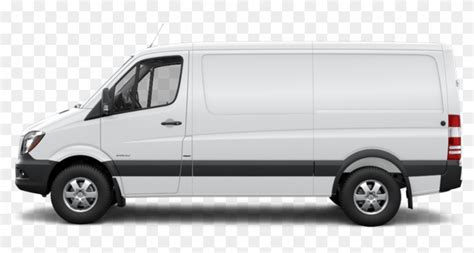 Arctic White Mercedes Benz Sprinter 2018 Side Hd Png Download
