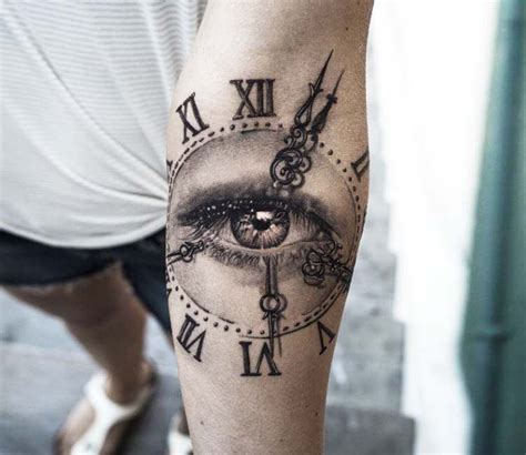 Clock With Eye Tattoo By Niki Norberg Post 21670 Eye Tattoo Eye