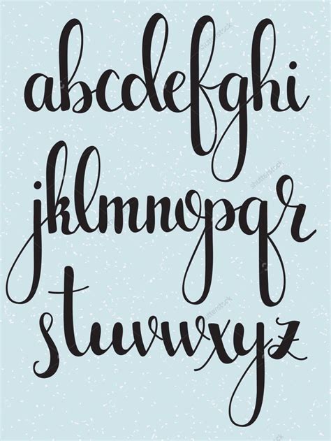 Pin By Gert Jan Kooij On Script Alphabeth Hand Lettering Alphabet Brush Lettering Alphabet