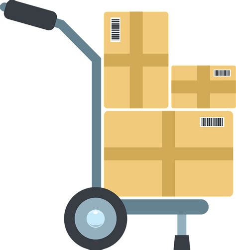 Moving Cart With Boxes Clipart Free Download Transparent Png Creazilla