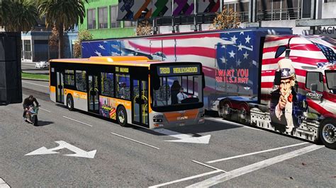 La Metro Bus Man Lions Livery Gta 5 Mod Grand Theft Auto 5 Mod