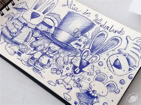 Alice In Wonderland Sketch Thetoonplanet Blog