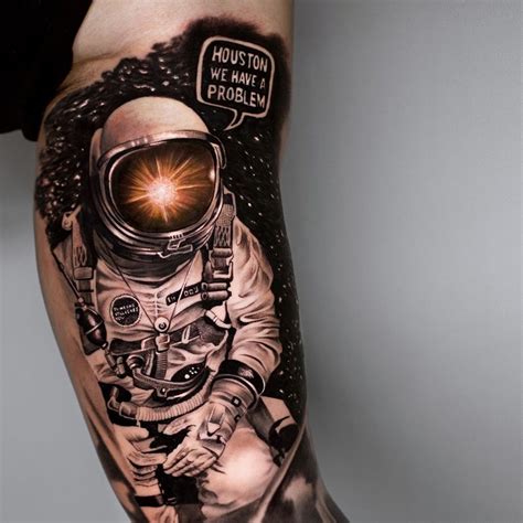 Space Themed Tattoo Sleeve