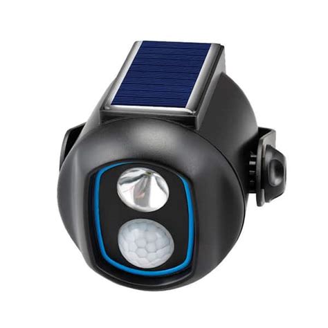 Sensor Brite Black Solar Powered Motion Activated Outdoor Integrated