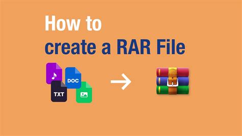How To Create A Rar File Winrar Video Youtube