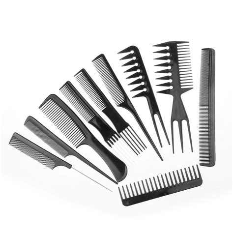 10 Pcs Hair Stylists Professional Styling Comb Set Hairdressing Comb