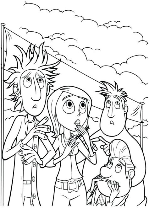 It also pairs well with a phonics lesson on. Cloudy With A Chance Of Meatballs Coloring Page at ...