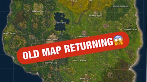 Old Map Returning Epic Fortnite Win Youtube