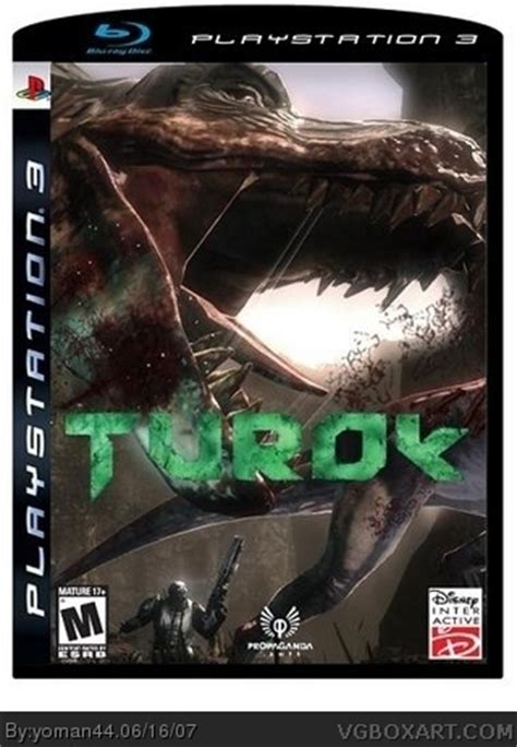 Turok PlayStation 3 Box Art Cover By Deleted