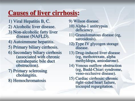 Causes of liver cirrhosis current approaches to treatment of liver cirrhosis stem cells for liver cirrhosis mechanism of stem cell activity scientific basis for using stem cells in treating patients with liver cirrhosis expected results: PPT - Decompensated Liver Cirrhosis PowerPoint ...