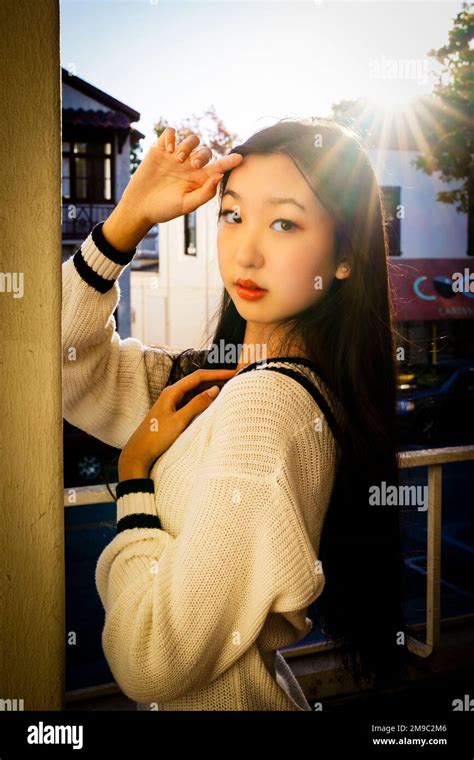 Beautiful Asian Female Face Hi Res Stock Photography And Images Alamy