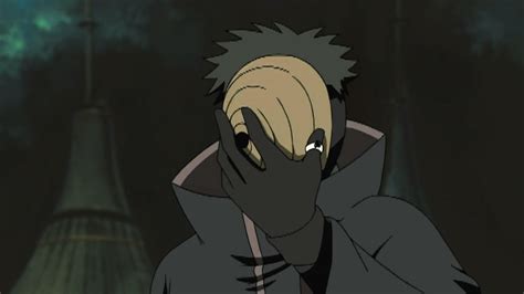 Obito Removes His Mask In Front Of Kisame And Reveals His Identity