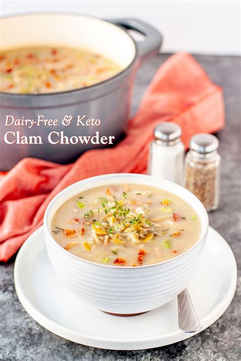 Dairy Free Keto Clam Chowder Recipe Healthy Low Carb