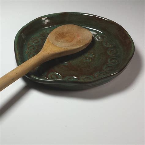 Pottery Spoon Restgreen Ceramic Spoon Restgreen Kitchen Decor