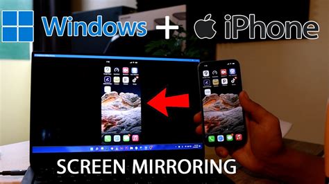 How To Screen Mirror Your Iphone To A Windows Pc Youtube