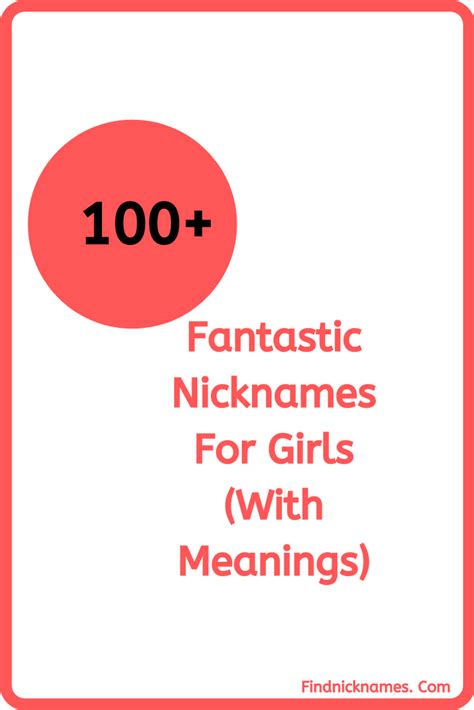 400 Fantastic Nicknames For Girls Crush Or Friend — Find Nicknames
