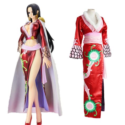One Piece Cosplay One Piece Boa Hancock Cosplay Red Costume One Piece Store