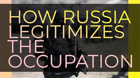 How Russia Legitimizes The Occupation 👎most Of The Democratic World Has Condemned The Illegal