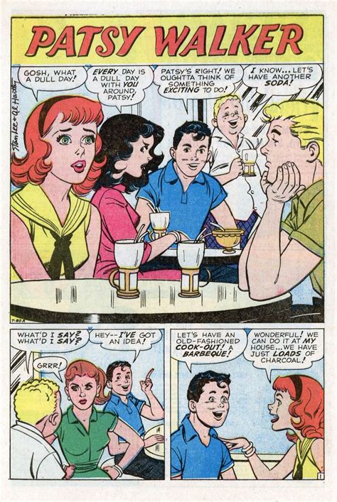 Al Hartley Drew Patsy Walker From 1955 1967 Archie Comics Comic Book Cover Story Starters