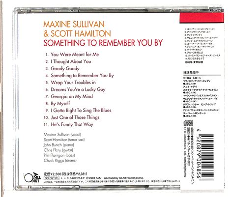 something to remember you by maxine sullivan and scott hamilton maxine sullivan and scott hamilton