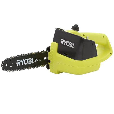 Ryobi One 10 In 18 Volt Cordless Chainsaw Battery And Charger Not