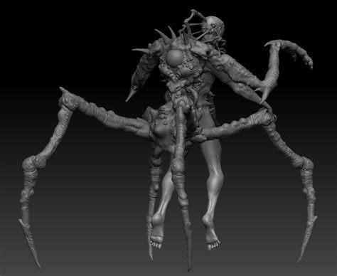 Mutant Alien Parasite 3d Model Cgtrader