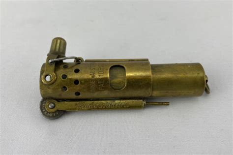 Vintage 1920s Wwi Brass Ifa Trench Lighter Imco Made In Austria Patent