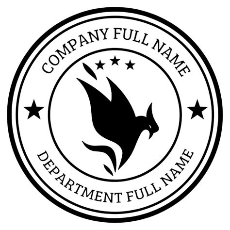 Company Stamp Template Postermywall