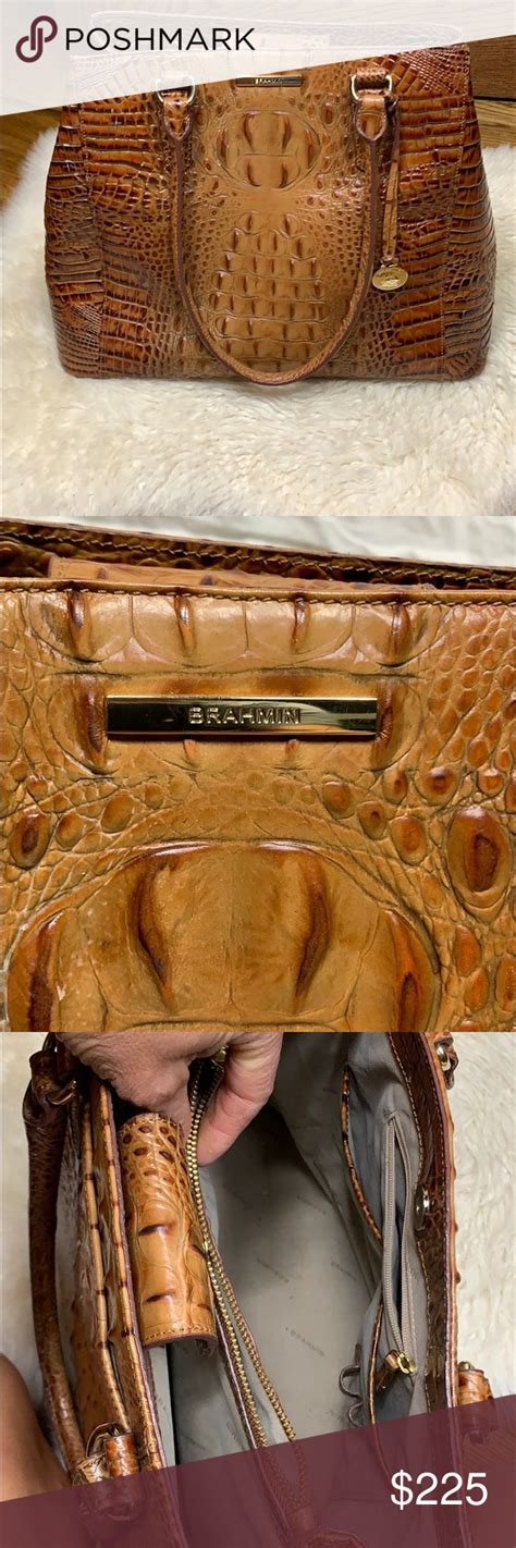 Brahmin Toasted Almond Joan Handbag Colorful Handbags Handbag Brahmin