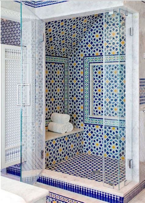 Moroccan Bathroom Tiles Ideas Great Moroccan Mosaic Tile Bathroom